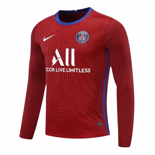 Camiseta Paris Saint Germain ML Portero 2020 2021 Rojo